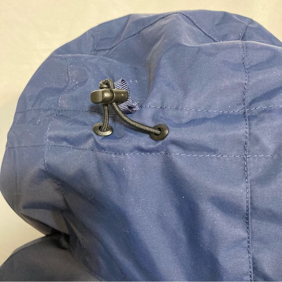 LL BEAN RAINCOAT SHERPA LINED BLUE SIZE 2X - Picture 9 of 9